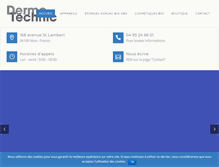 Tablet Screenshot of dermotechnic.com